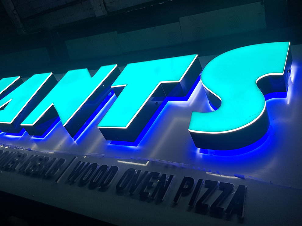 3d Channel letters sign