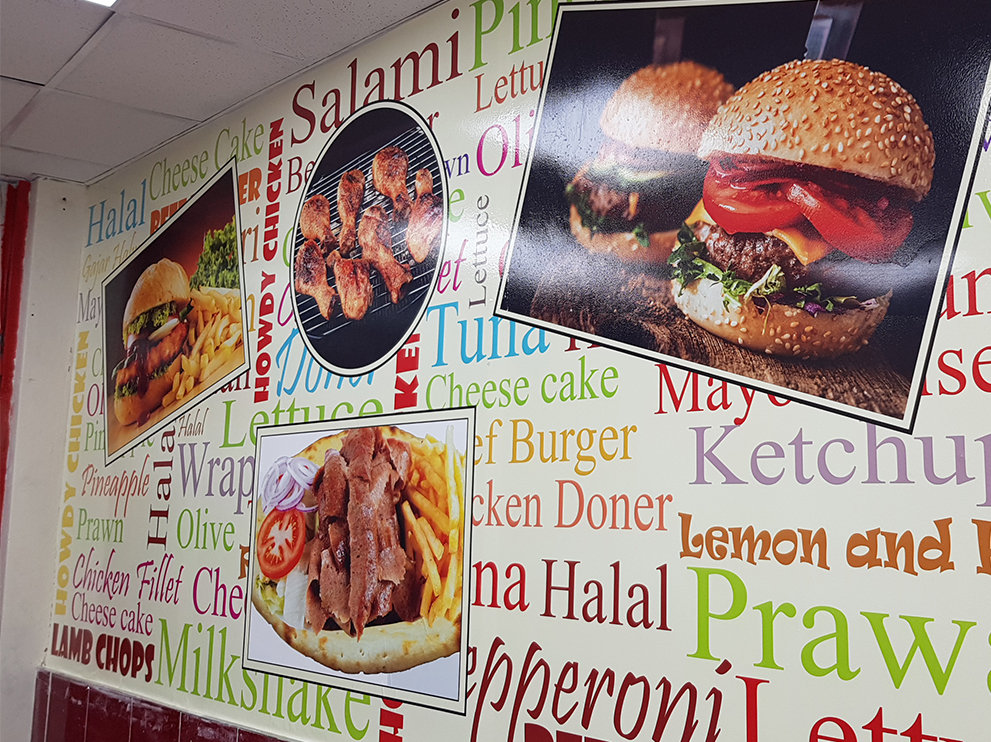 Full colour wall graphics